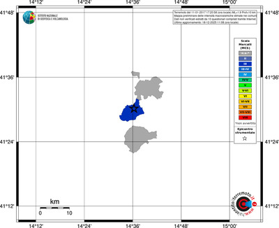 Mappa MCS - territori comuni