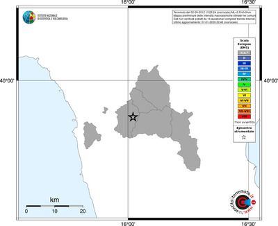 Mappa EMS - territori comuni