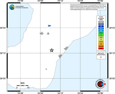 Mappa EMS - territori località