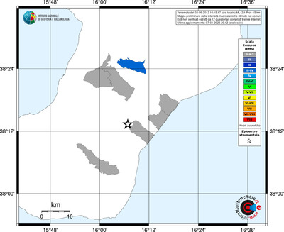 Mappa EMS - territori comuni