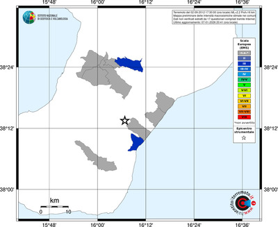 Mappa EMS - territori comuni