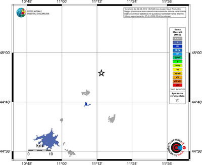 Mappa MCS - territori località