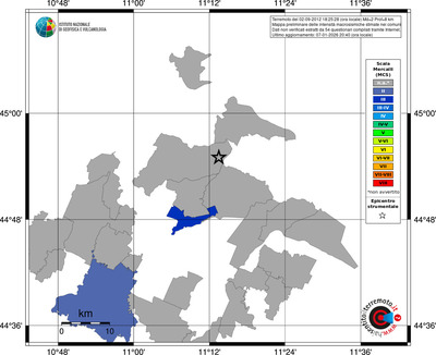 Mappa MCS - territori comuni
