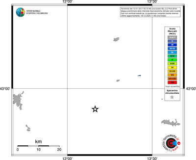 Mappa MCS - territori località