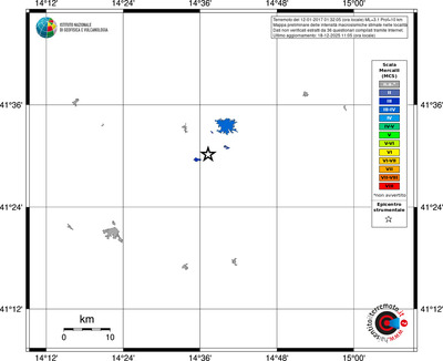 Mappa MCS - territori località