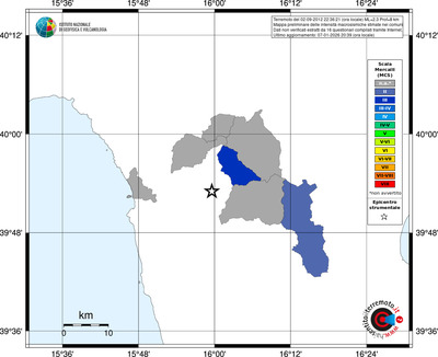Mappa MCS - territori comuni