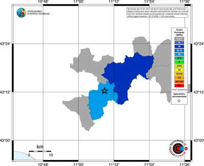 Mappa EMS - territori comuni