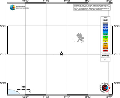 Mappa MCS - territori località