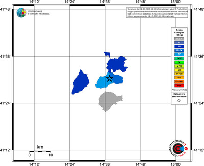 Mappa EMS - territori comuni