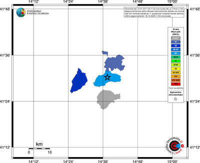 Mappa MCS - territori comuni