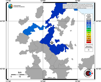 Mappa EMS - territori comuni