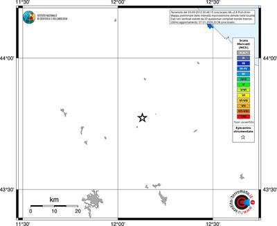 Mappa MCS - territori località