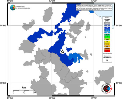 Mappa MCS - territori comuni