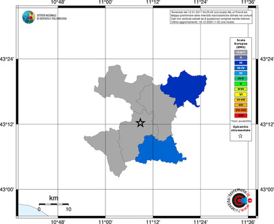 Mappa EMS - territori comuni