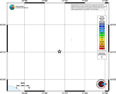 Mappa MCS - territori località