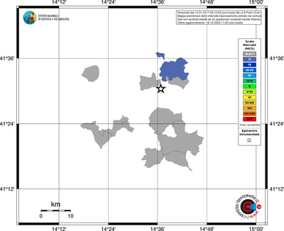 Mappa MCS - territori comuni