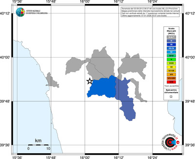 Mappa MCS - territori comuni