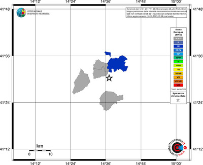Mappa EMS - territori comuni