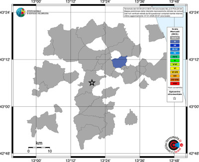Mappa MCS - territori comuni