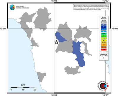 Mappa MCS - territori comuni