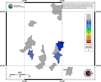 Mappa MCS - territori comuni