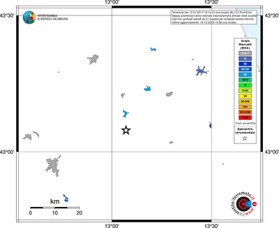 Mappa MCS - territori località