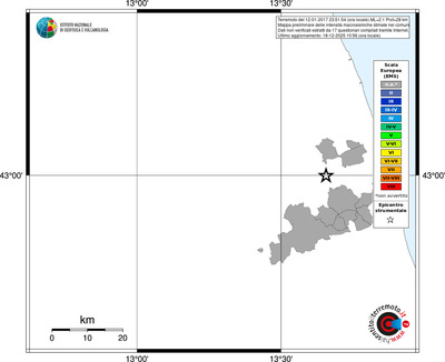 Mappa EMS - territori comuni