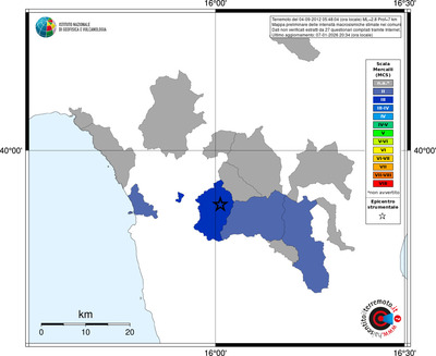 Mappa MCS - territori comuni