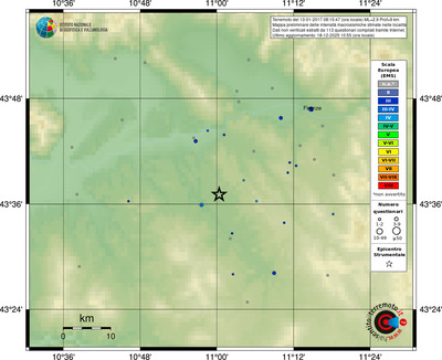 Mappa EMS - località