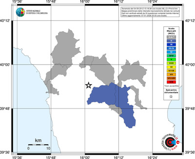 Mappa MCS - territori comuni