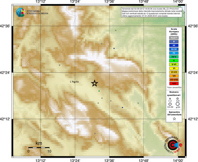 Mappa EMS - località