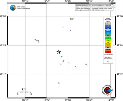 Mappa MCS - territori località