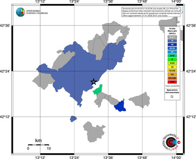 Mappa MCS - territori comuni