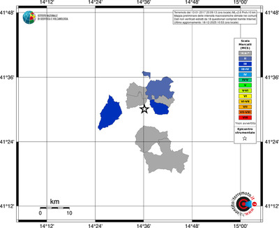 Mappa MCS - territori comuni