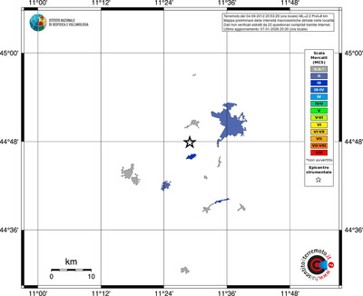 Mappa MCS - territori località