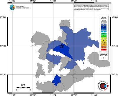 Mappa MCS - territori comuni
