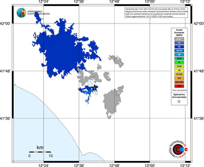 Mappa EMS - territori località
