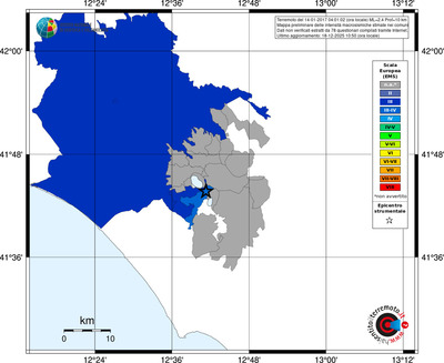 Mappa EMS - territori comuni
