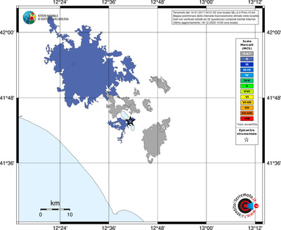 Mappa MCS - territori località