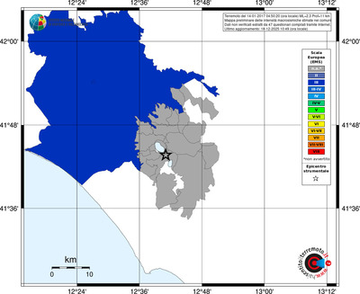 Mappa EMS - territori comuni