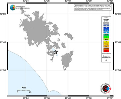 Mappa MCS - territori località