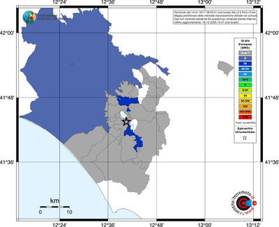 Mappa EMS - territori comuni
