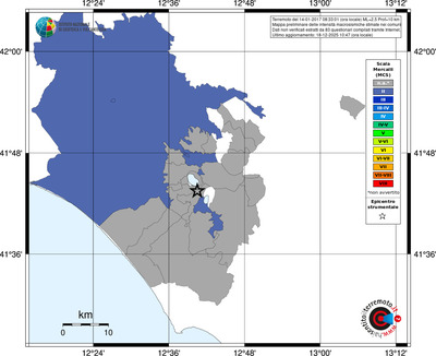 Mappa MCS - territori comuni
