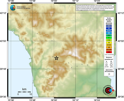 Mappa EMS - località