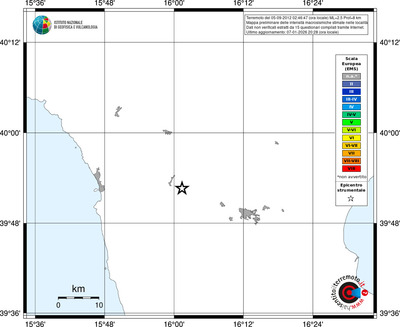 Mappa EMS - territori località