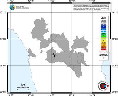 Mappa MCS - territori comuni