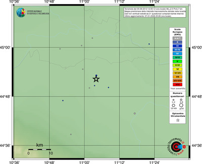 Mappa EMS - località