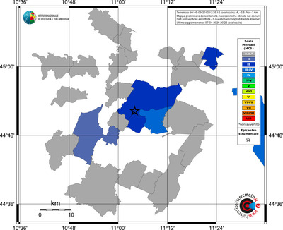Mappa MCS - territori comuni