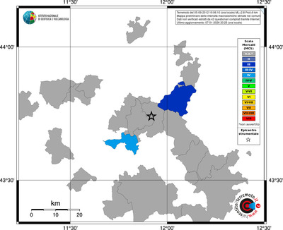 Mappa MCS - territori comuni