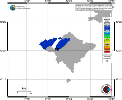 Mappa EMS - territori comuni